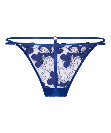 Highleg Thong Beatrice, Blue