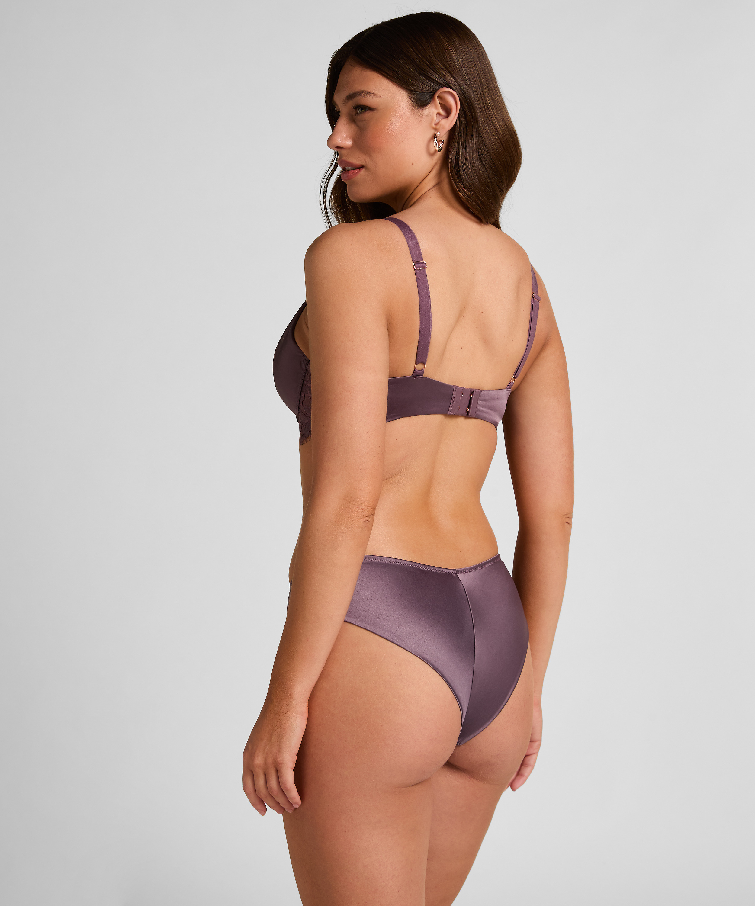 Malou Padded Underwired Bra, Purple, main