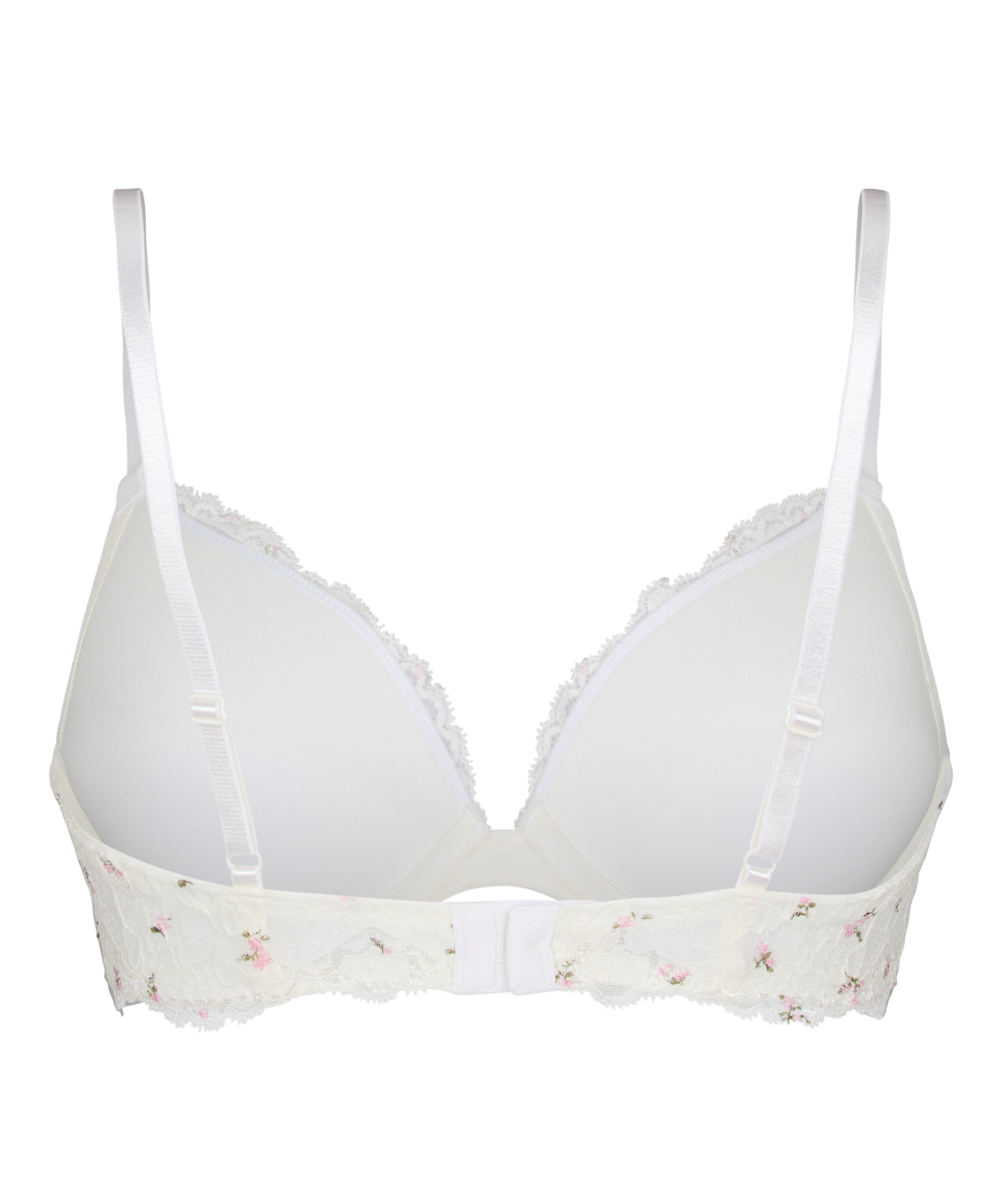 Marine Padded Push-Up Underwired Bra, White, main