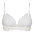 Marine Padded Push-Up Underwired Bra, White