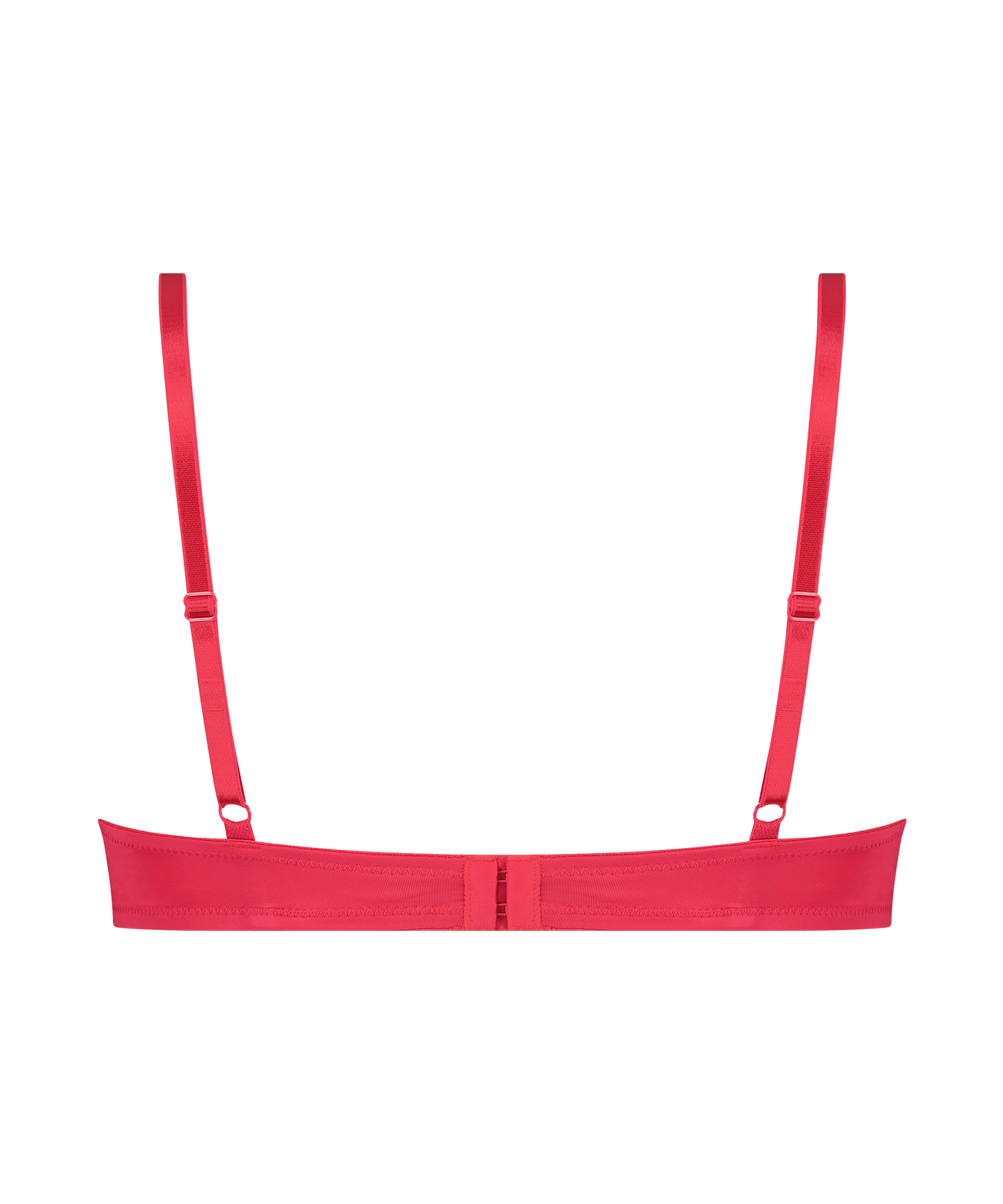 Plunge Padded Underwired Bra, Pink, main