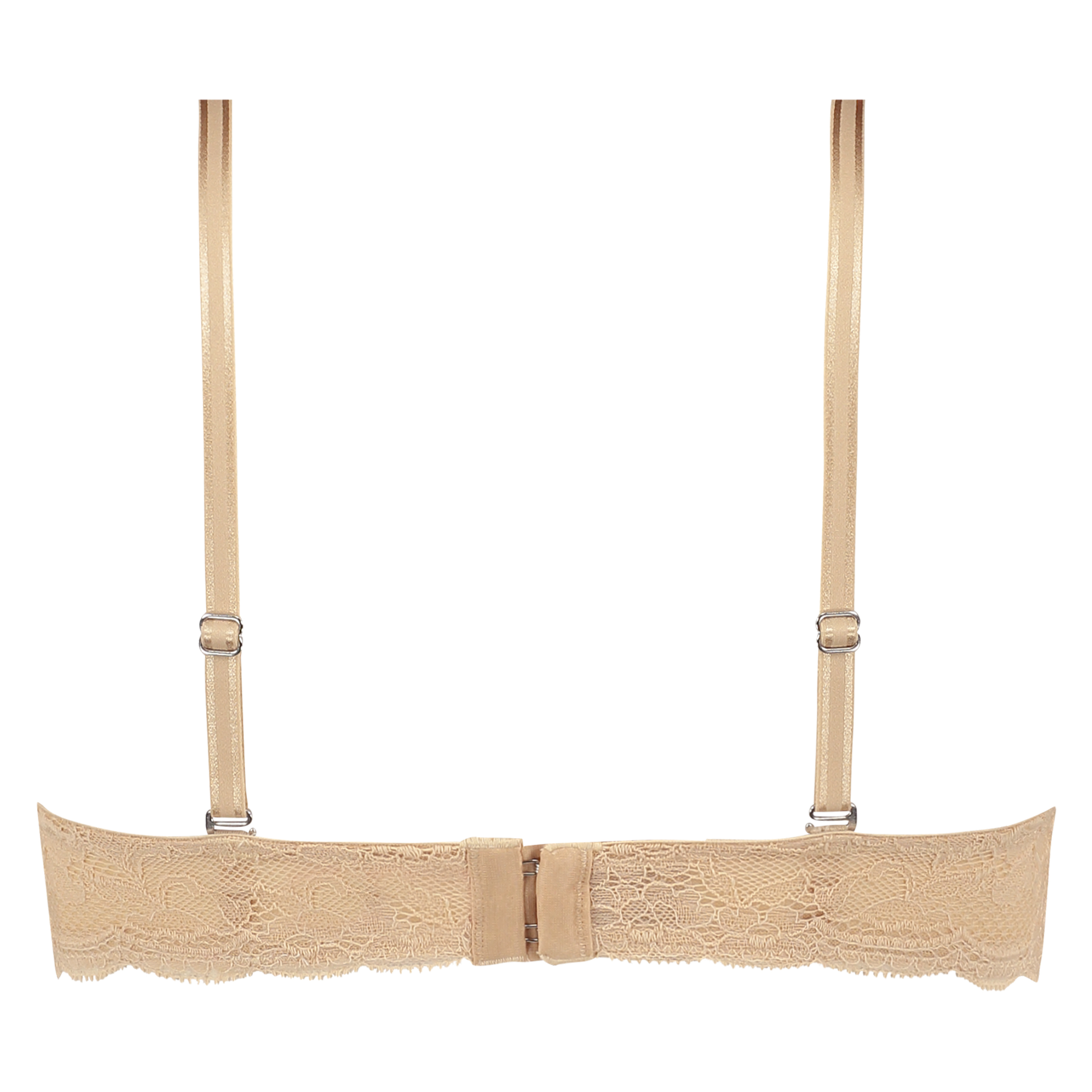 Angie Padded Strapless Underwired Bra, Beige, main