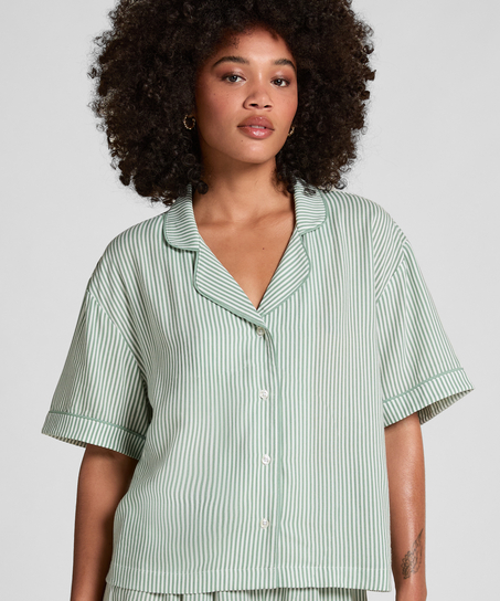 Jacket Short Sleeves Woven, Green