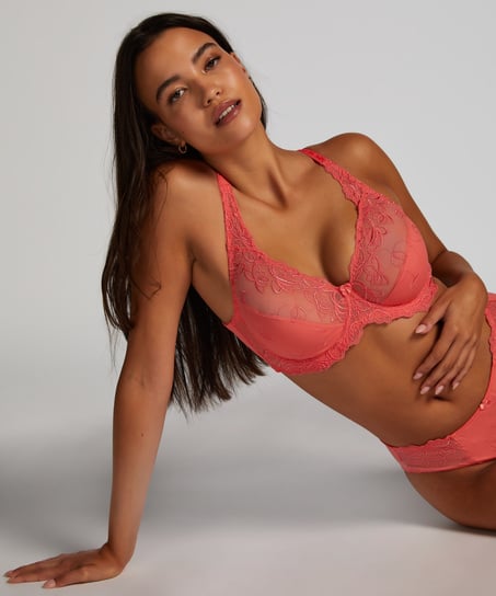 Diva Non-Padded Underwired Bra, Pink