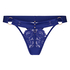 Emmeline Highleg Thong, Blue