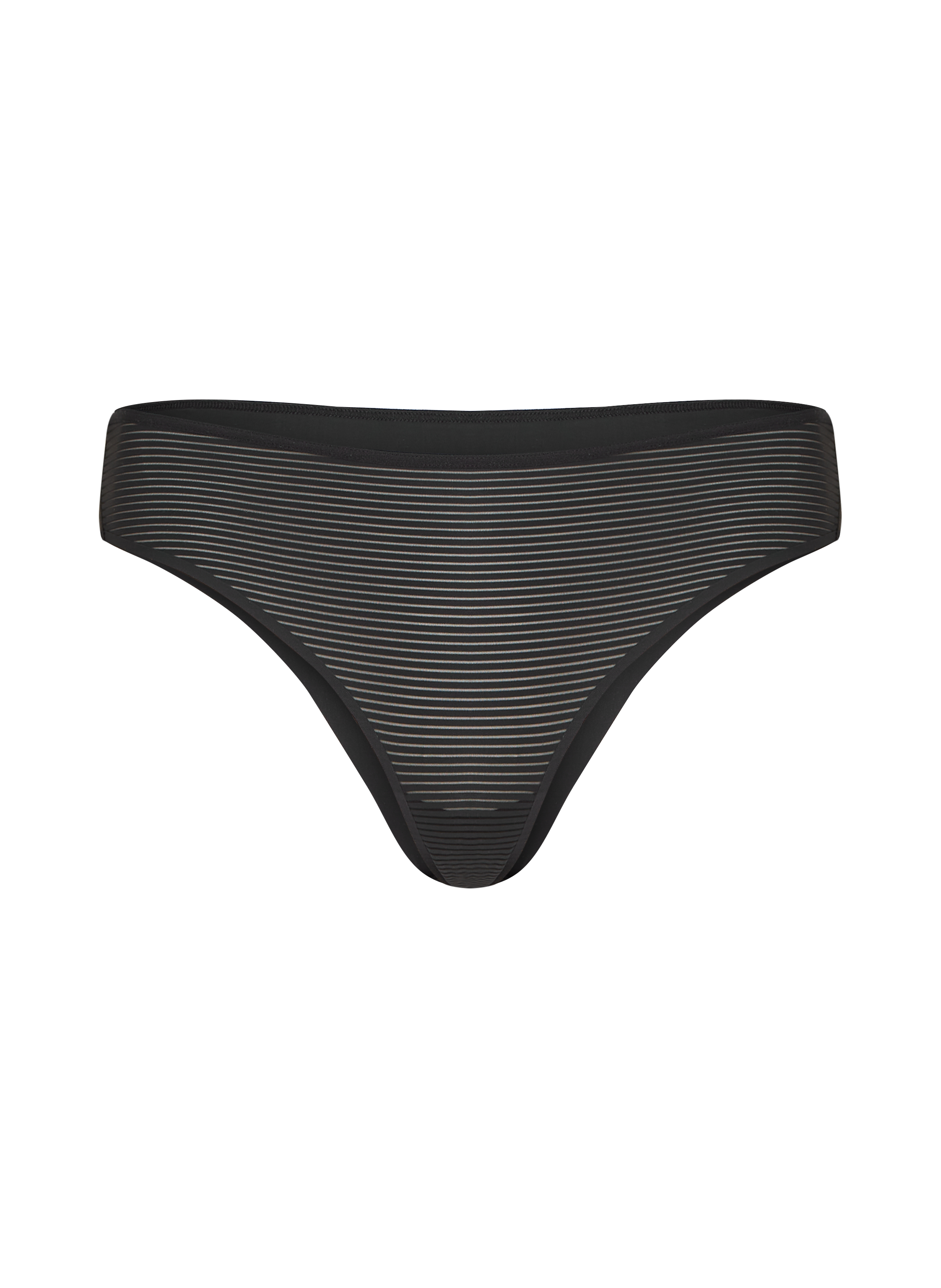 Invisible Brazilian Stripe mesh, Black, main