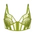 Billie Non-Padded Longline Underwired Bra, Green