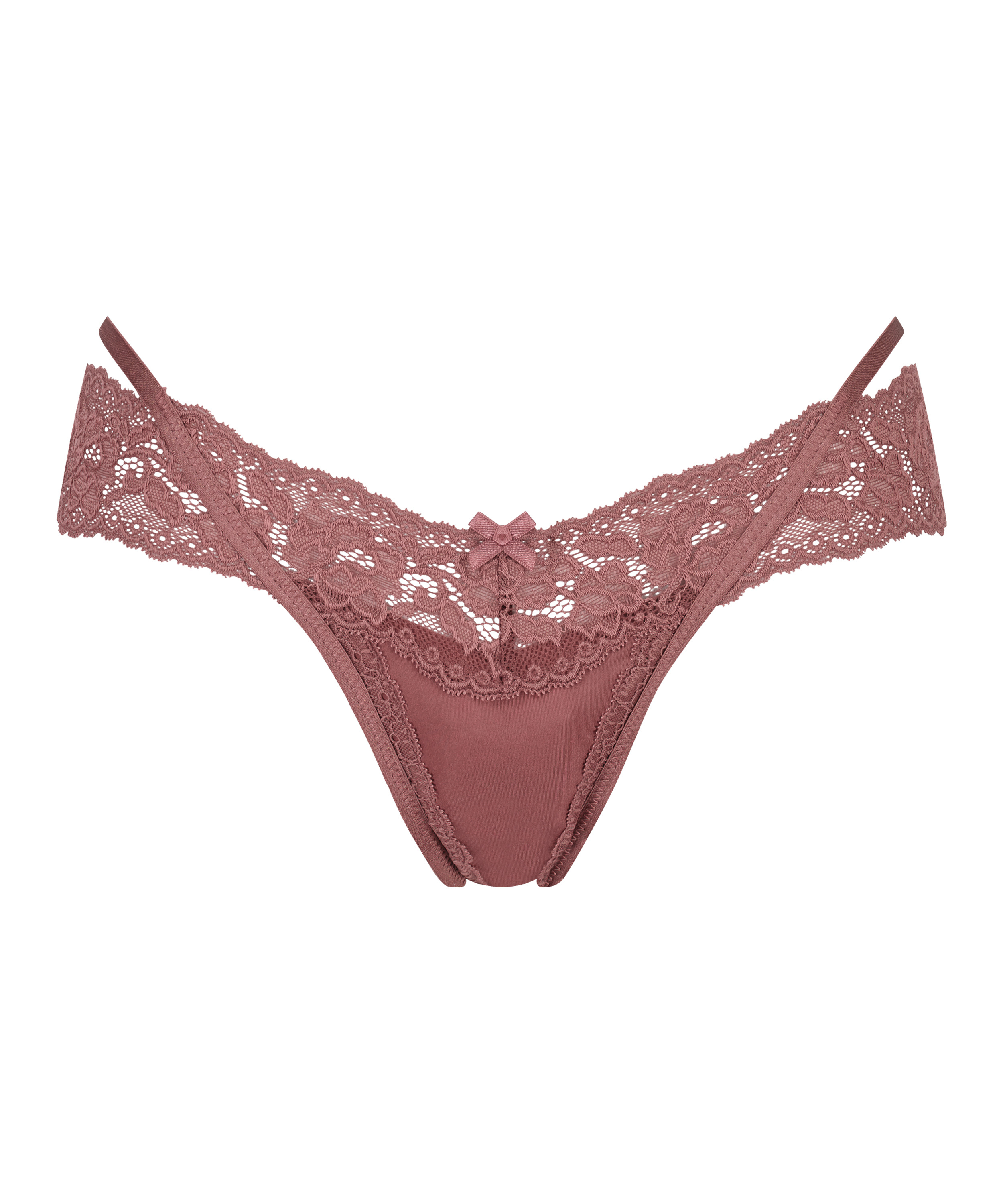 Elliena Extra Low V Thong, Red, main