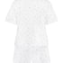 Pyjama Set Cotton, White
