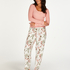 Tall Woven pyjama bottoms, White