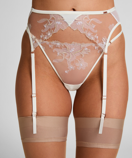 Anouk Suspenders, White
