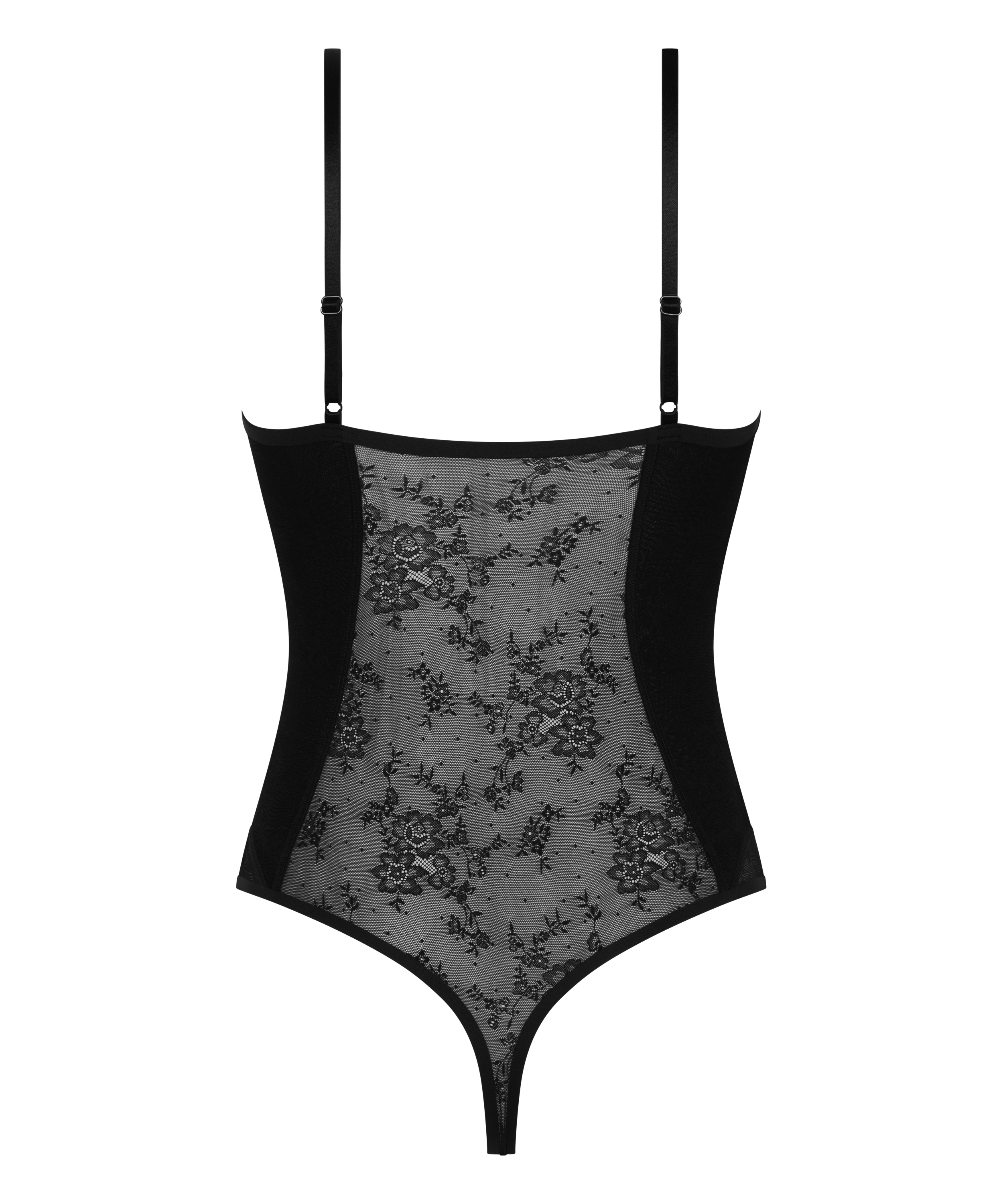 Lace Body, Black, main