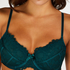 Padded Underwired Bra Emily, Green