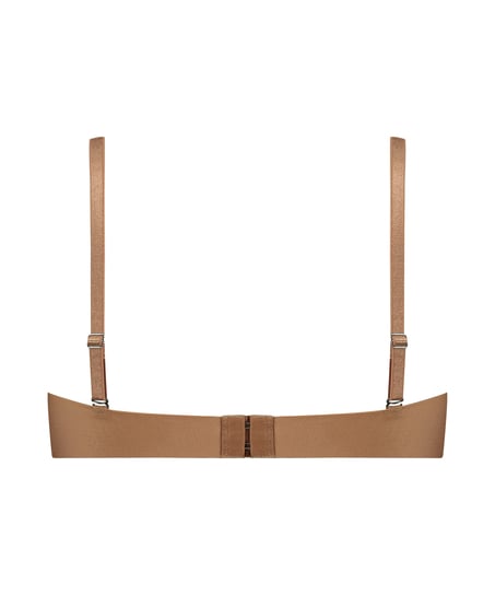 Jane Padded Strapless Underwired Bra, Brown