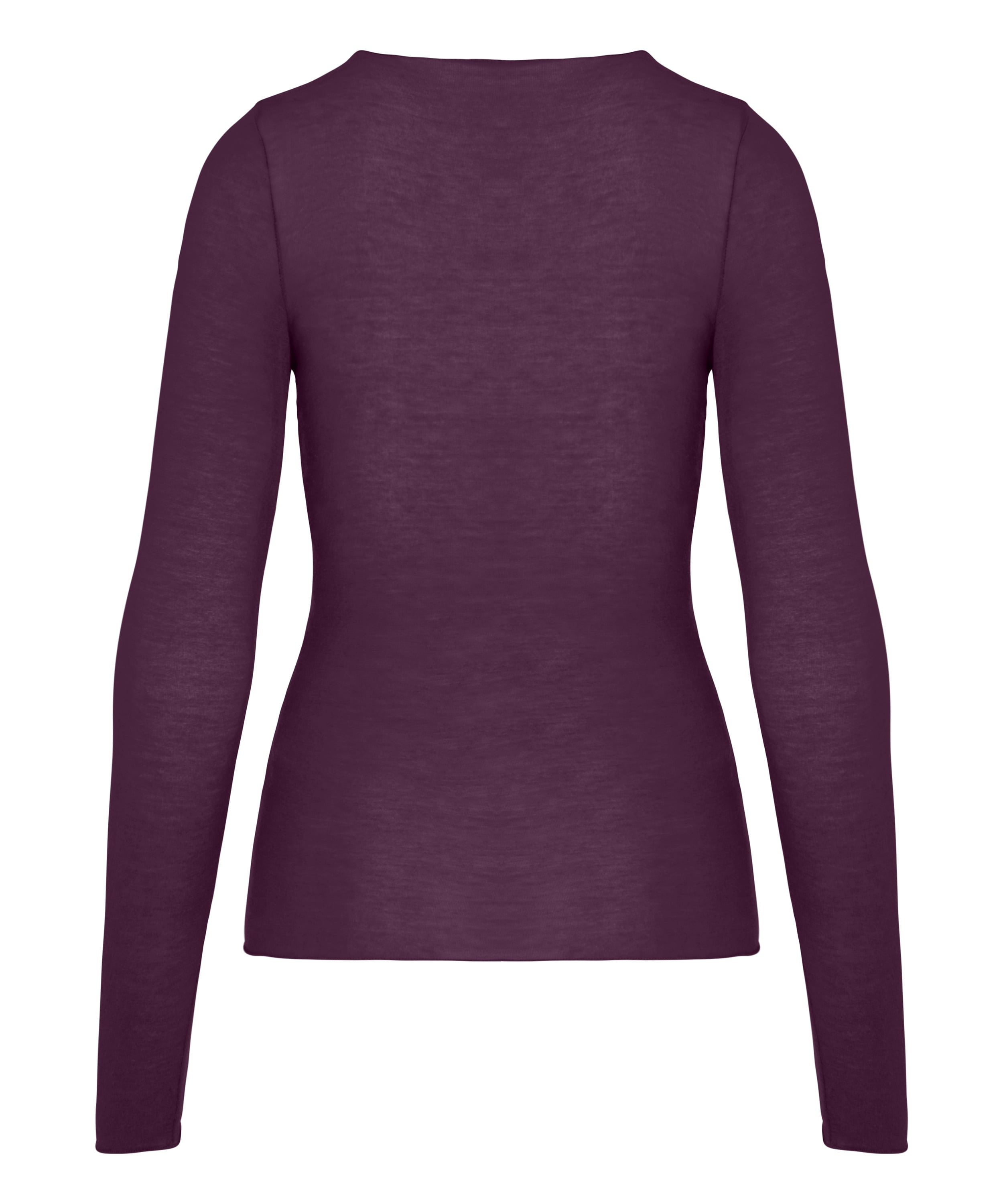 super soft Lace V-Neck shirt with Cashmere, Purple, main