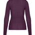 super soft Lace V-Neck shirt with Cashmere, Purple