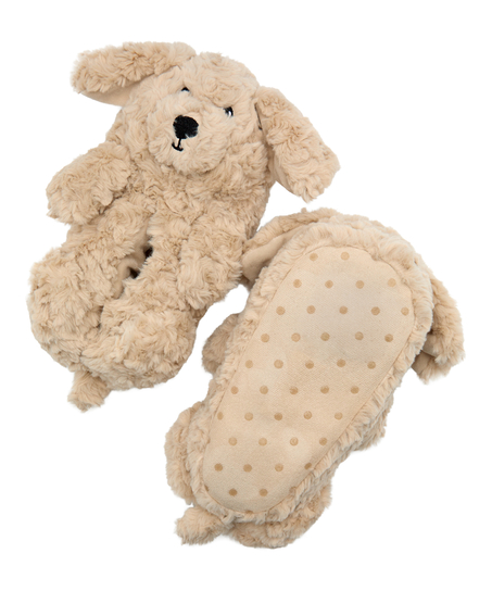 Slipper Ballerina Dog, Beige
