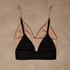 Smooth Triangle Bralette, Beige