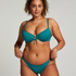 Relief High-Leg Bikini Bottoms, Green