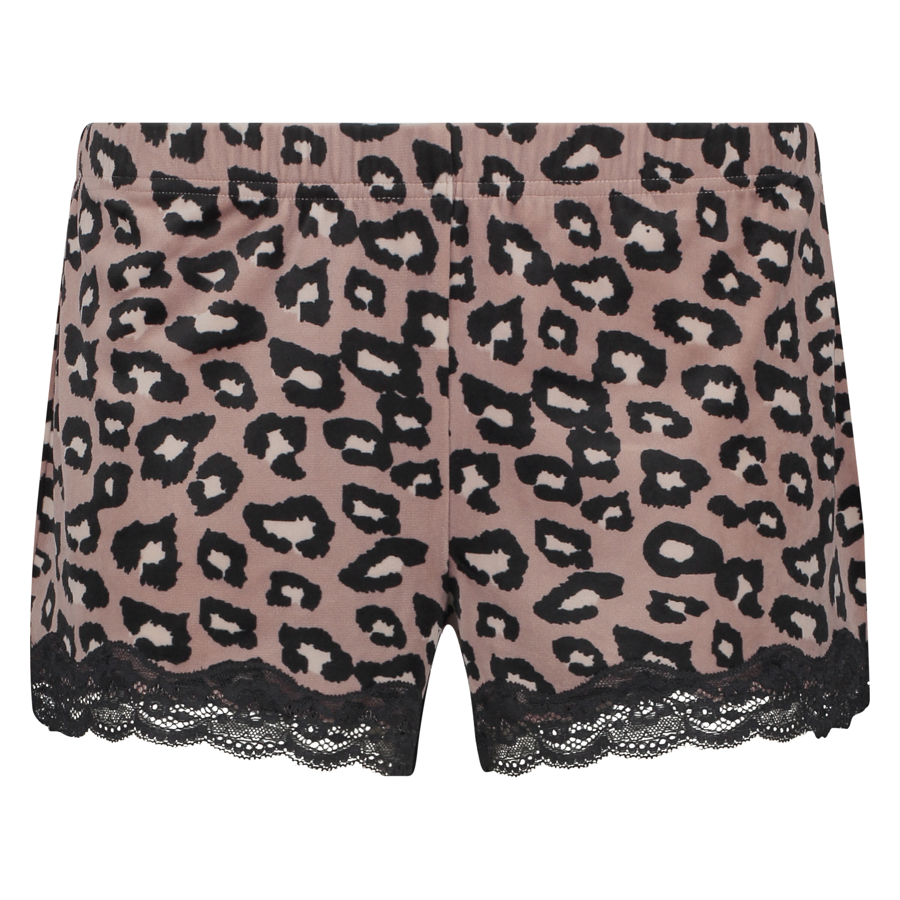 Leopard Velvet Pyjama Shorts - Pajama Pants - Hunkemöller