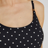 Dotted Bathingsuit Luxe, Black