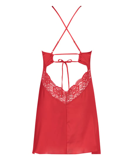 Nina Slip Dress, Red