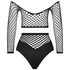 Private Fishnet Set, Black