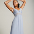 Nora Lace Slip Dress, Blue