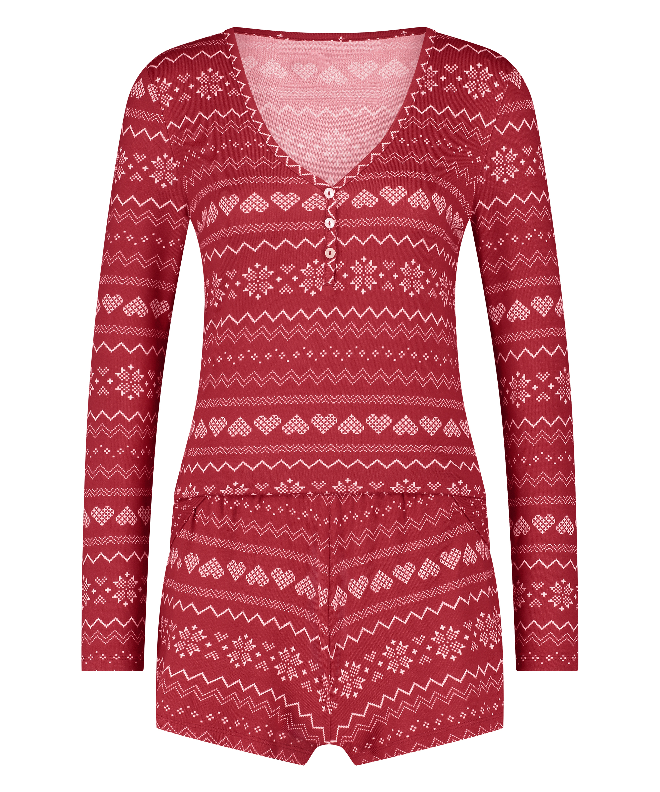 Pajama Set, Red, main