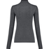super soft Turtleneck shirt with Cashmere, Gray