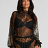 Pyjama Top Cecilia, Black
