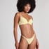 Pointelle Padded Underwired Bra, Yellow