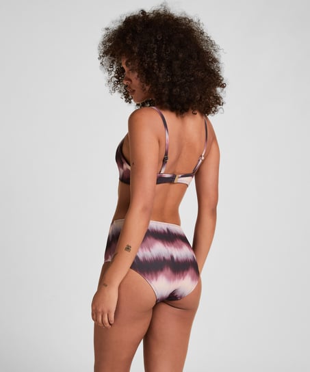 High-Waisted Bikini Bottom Mauritius, Purple