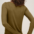 super soft Boatneck shirt with Cashmere, Green
