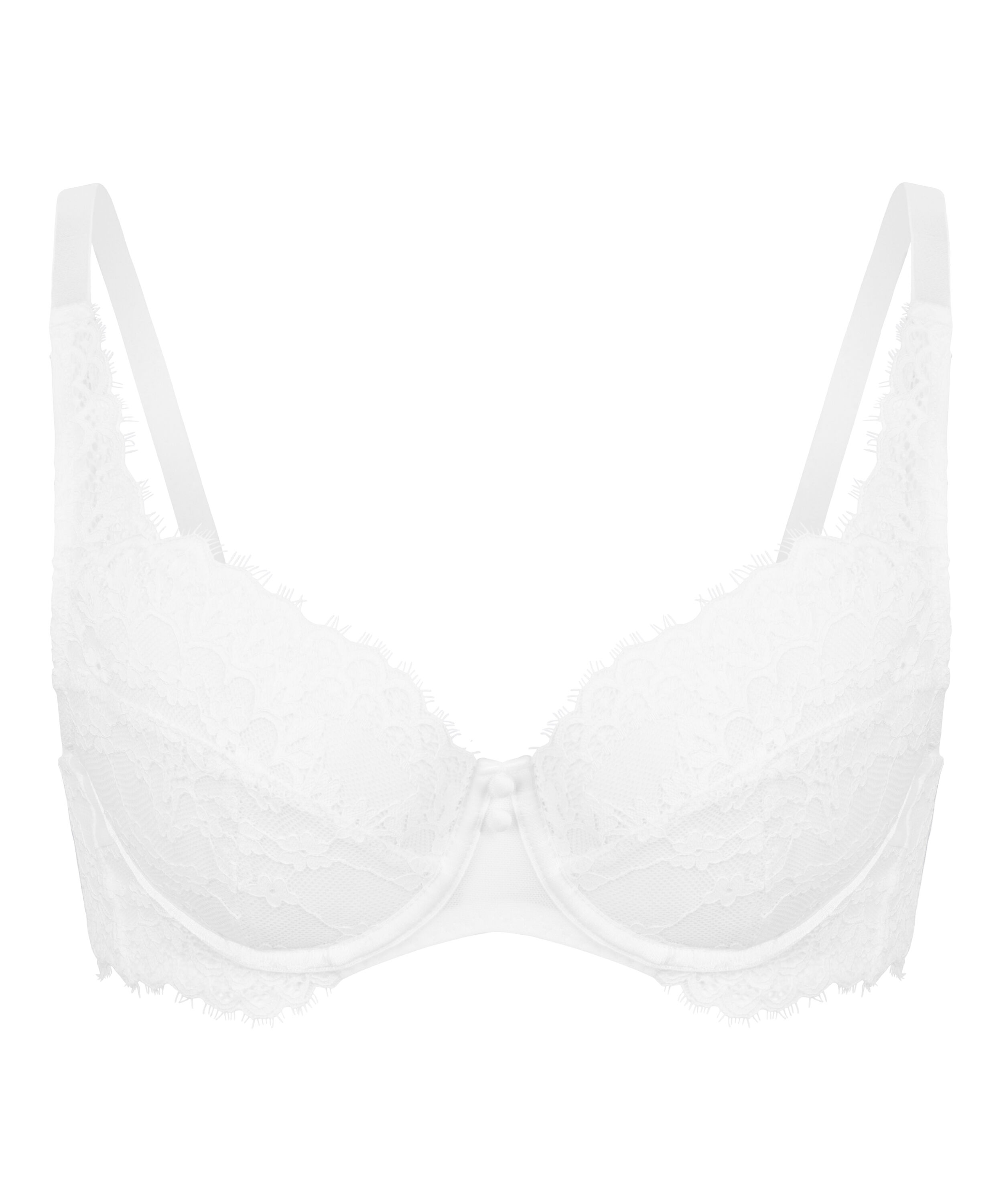 Daisy Non-Padded Underwired Bra, White