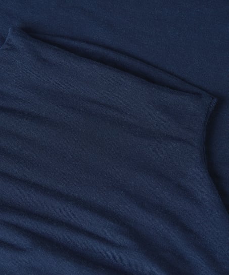 super soft Turtleneck shirt with Cashmere, Blue