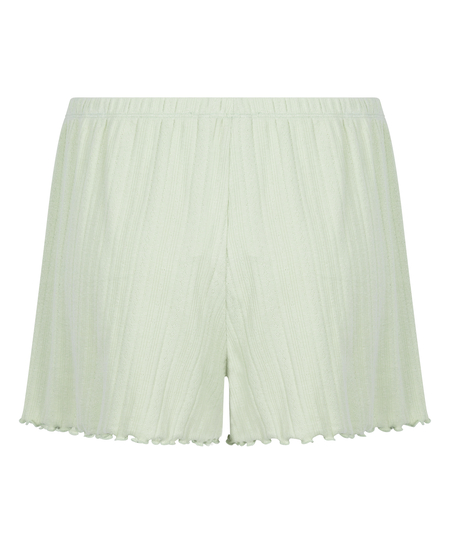 Short Pointelle, Green