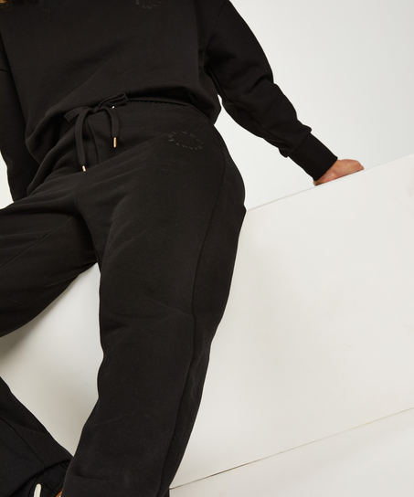 Boyfriend Sweat Joggers, Black