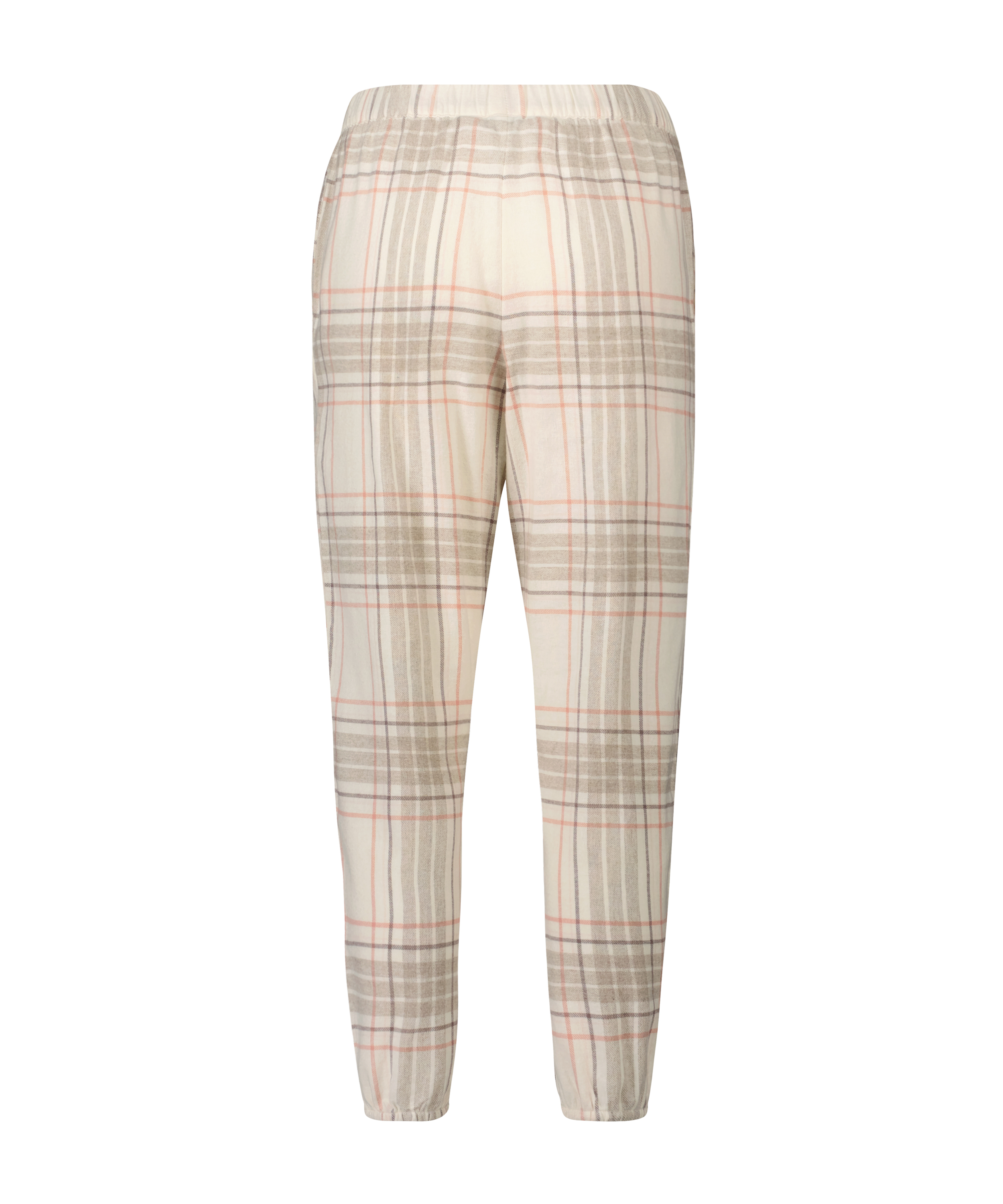 Petite Twill Check Pyjama pants, Grey, main