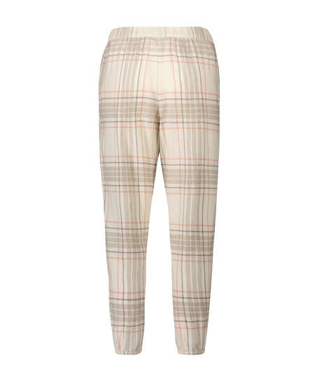 Petite Twill Check Pyjama pants, Grey
