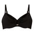 Luxe Non-Padded Underwired Bikini Top, Black