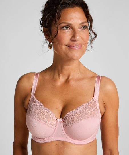 Sophie Non-Padded Underwired Bra, Pink