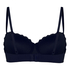 Lola Padded Underwired Bra, Blue
