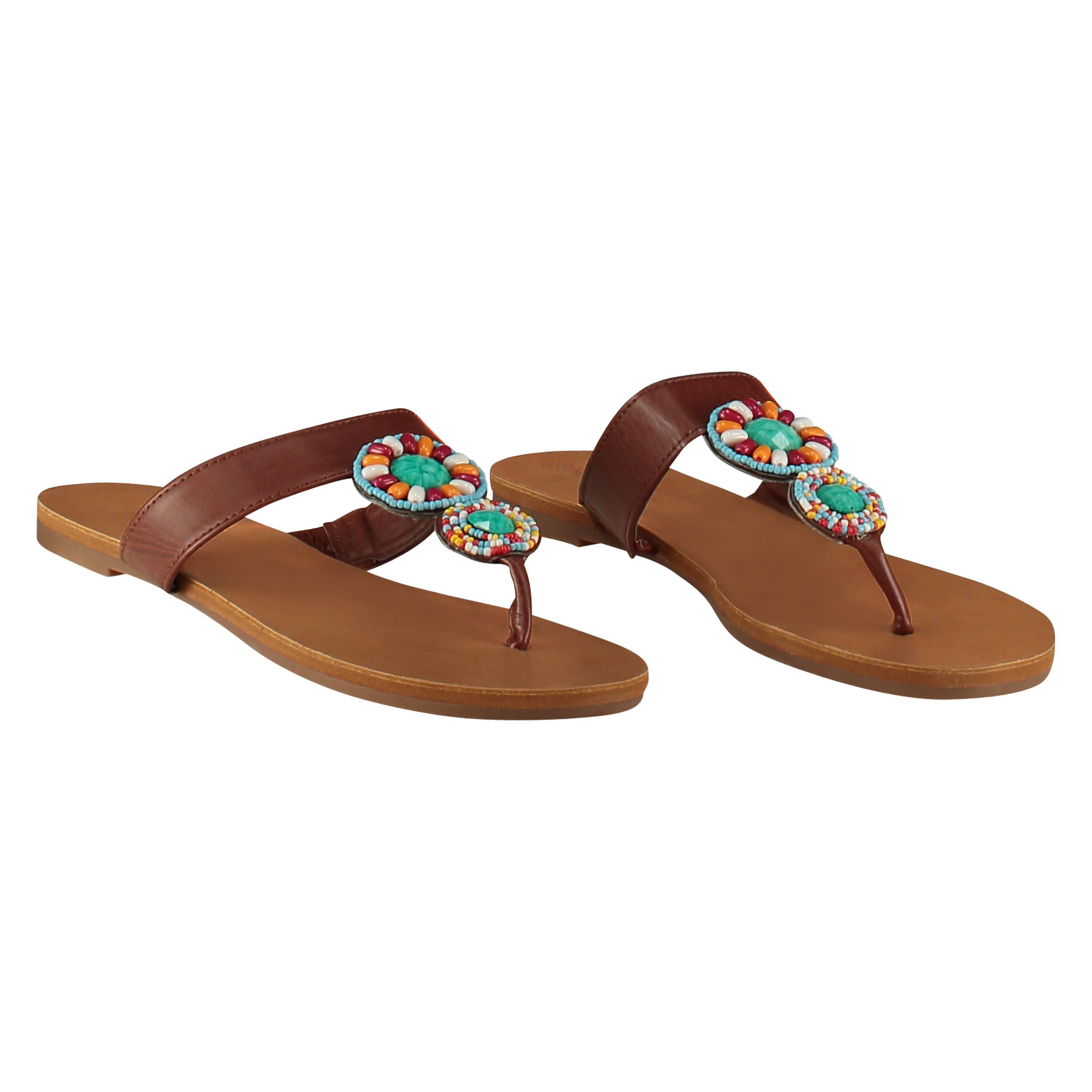 Flip-flops Rio beaded, Blue, main