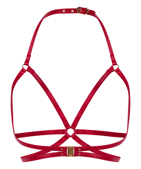 Open Bralette, Red
