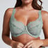 Daisy Non-Padded Underwired Bra, Green