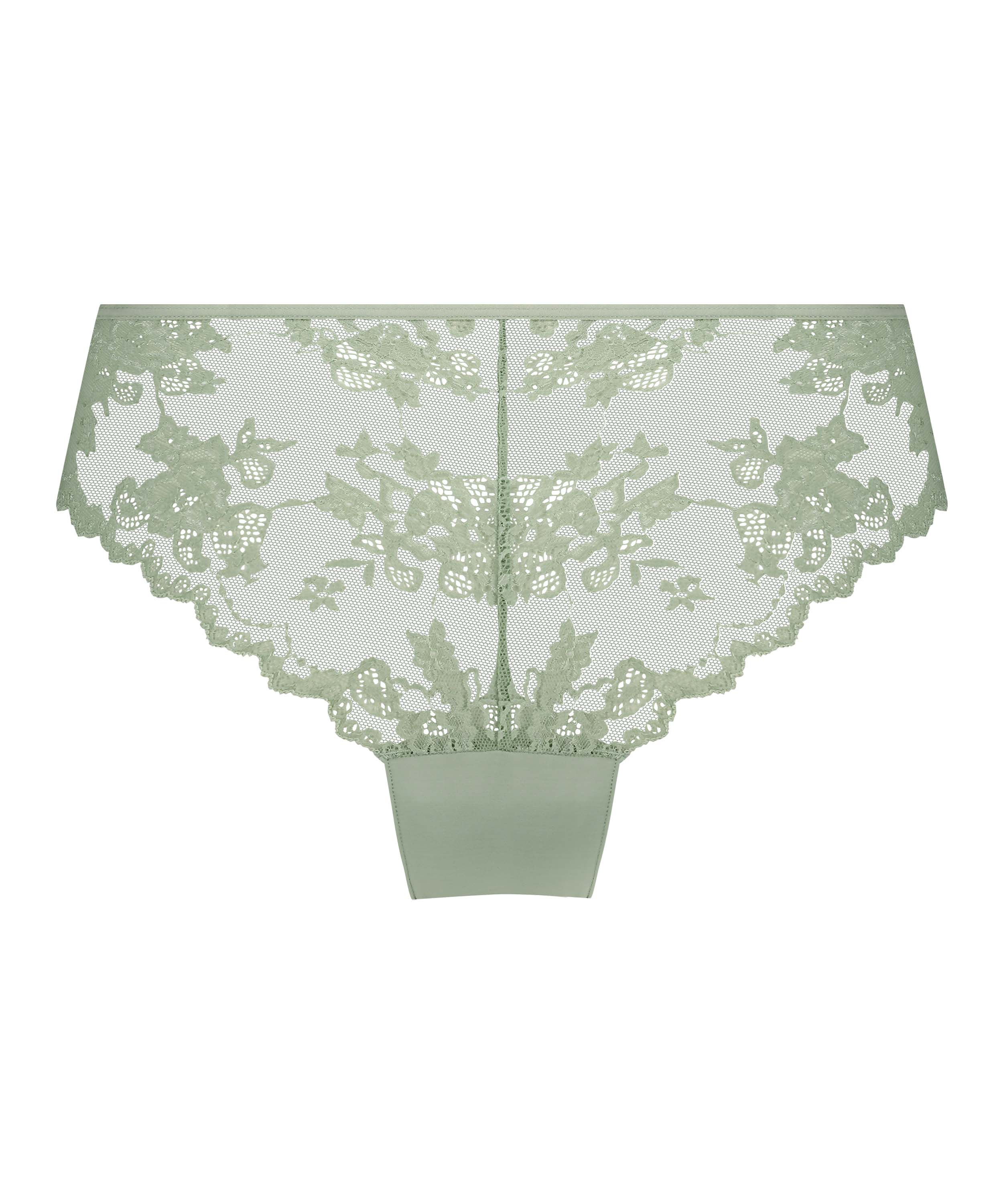 Invisible Lace Back Brazilian, Green, main