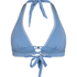 Joburg Triangle Bikini Top, Blue