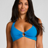 Porto Halter Bikini Top, Blue