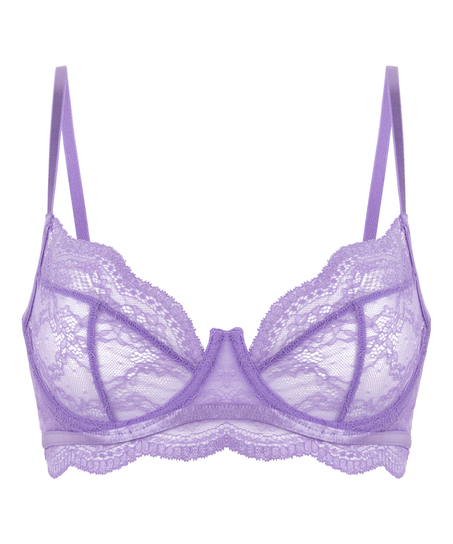 Isabelle Non-Padded Underwired Bra, Purple